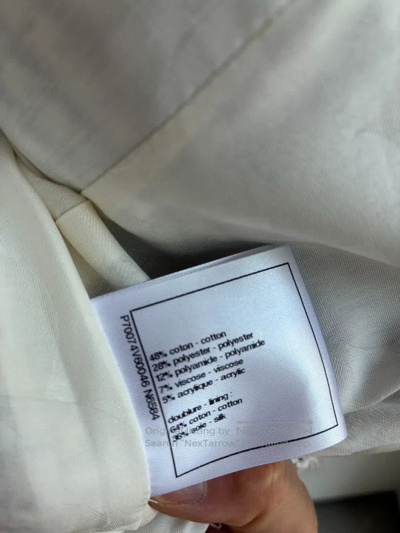 Chanel Chanel 21P white and colourful rolled-edged lantern sleeve Size XXS / US 00 / IT 34 - 8 Thumbnail