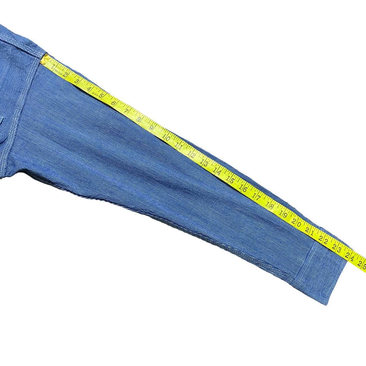 Sugar Cane Sugar Cane Pinstriped Wabash Indigo Denim Button Up Size US S / EU 44-46 / 1 - 18 Thumbnail