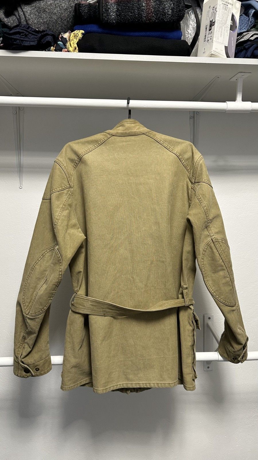 Belstaff Belstaff Men’s Roadmaster Beige Cotton Belted Jacket 1943 Size US L / EU 52-54 / 3 - 11 Thumbnail