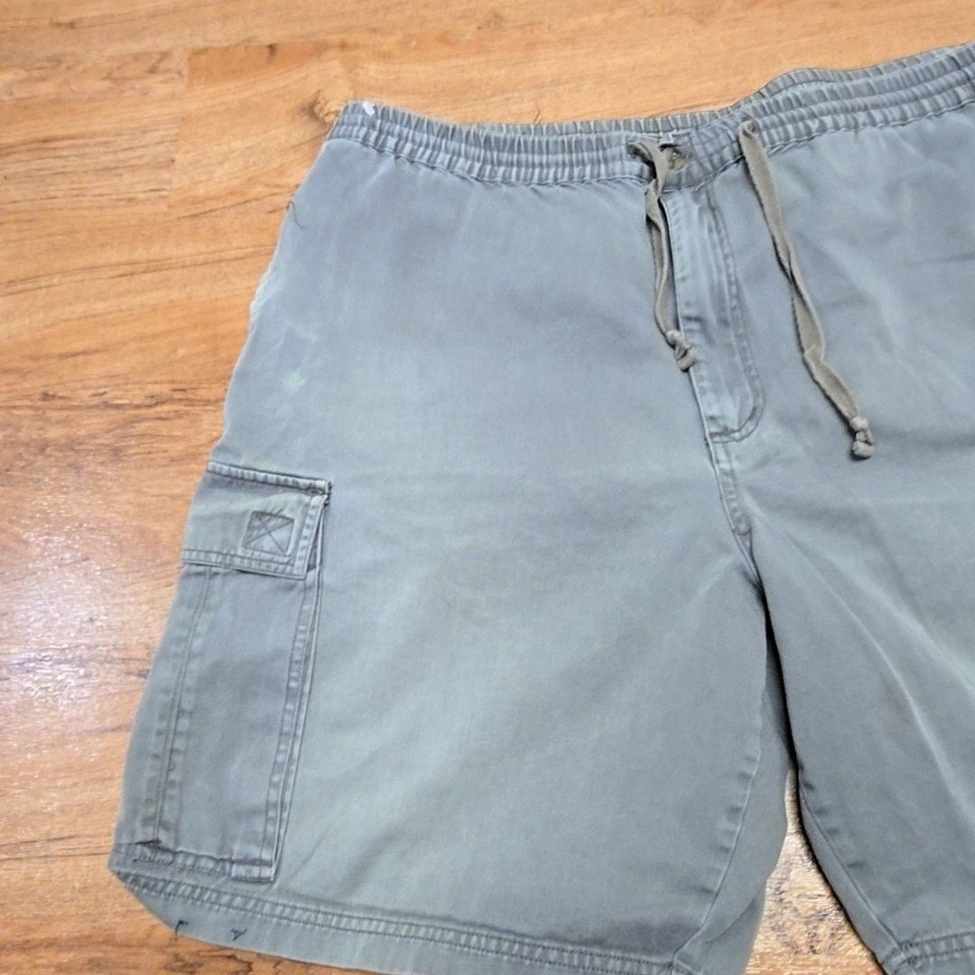 Bugle Boy Vintage Bugle Boy Cargo Mens Large Elastic Gray Faded 90s Size US 34 / EU 50 - 3 Thumbnail