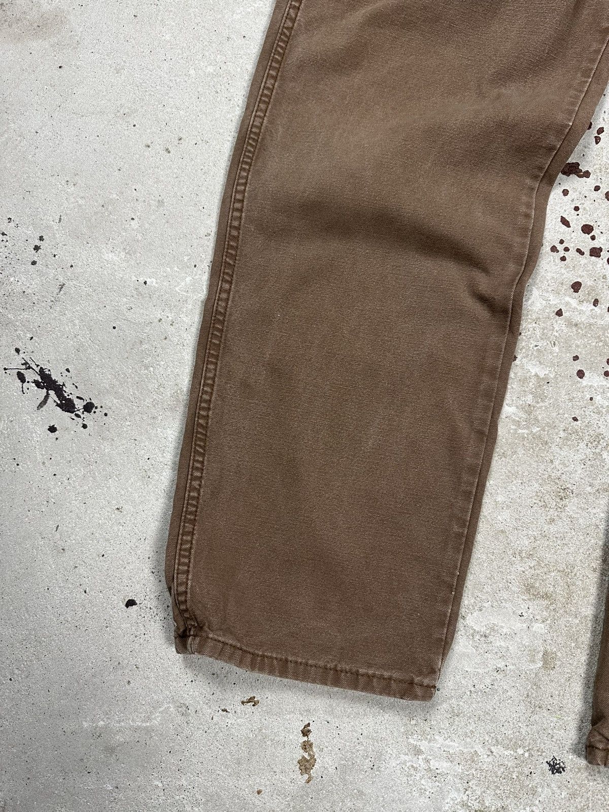 Dickies × Vintage Vintage Y2K Dickies Baggy Brown Carpenter Denim Pants Jeans Size US 38 / EU 54 - 4 Thumbnail