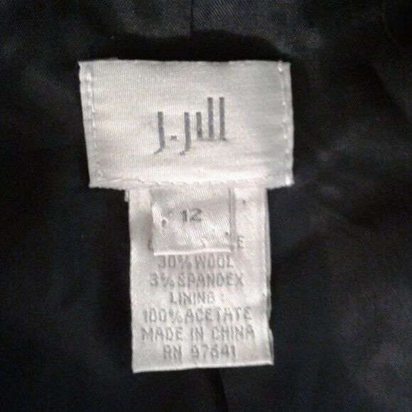 J. Jill J Jill Size 12 Womens Blazer Jacket Wool Spandex Size XL / US 12-14 / IT 48-50 - 7 Thumbnail