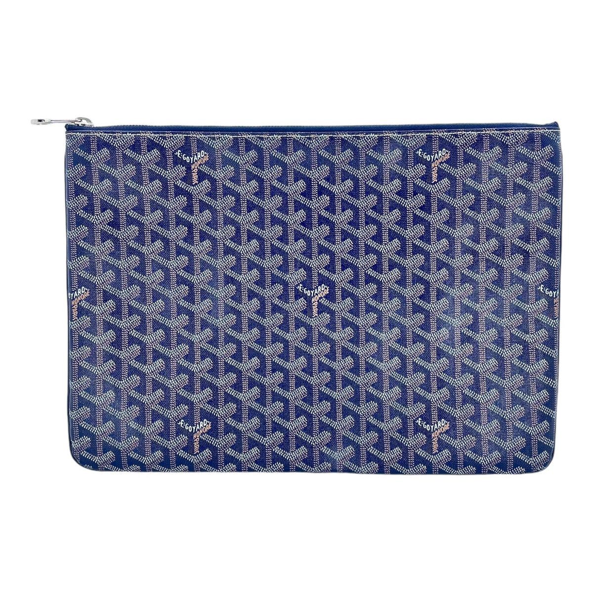image of Goyard Senat Pouch Mm Navy Blue, Men's
