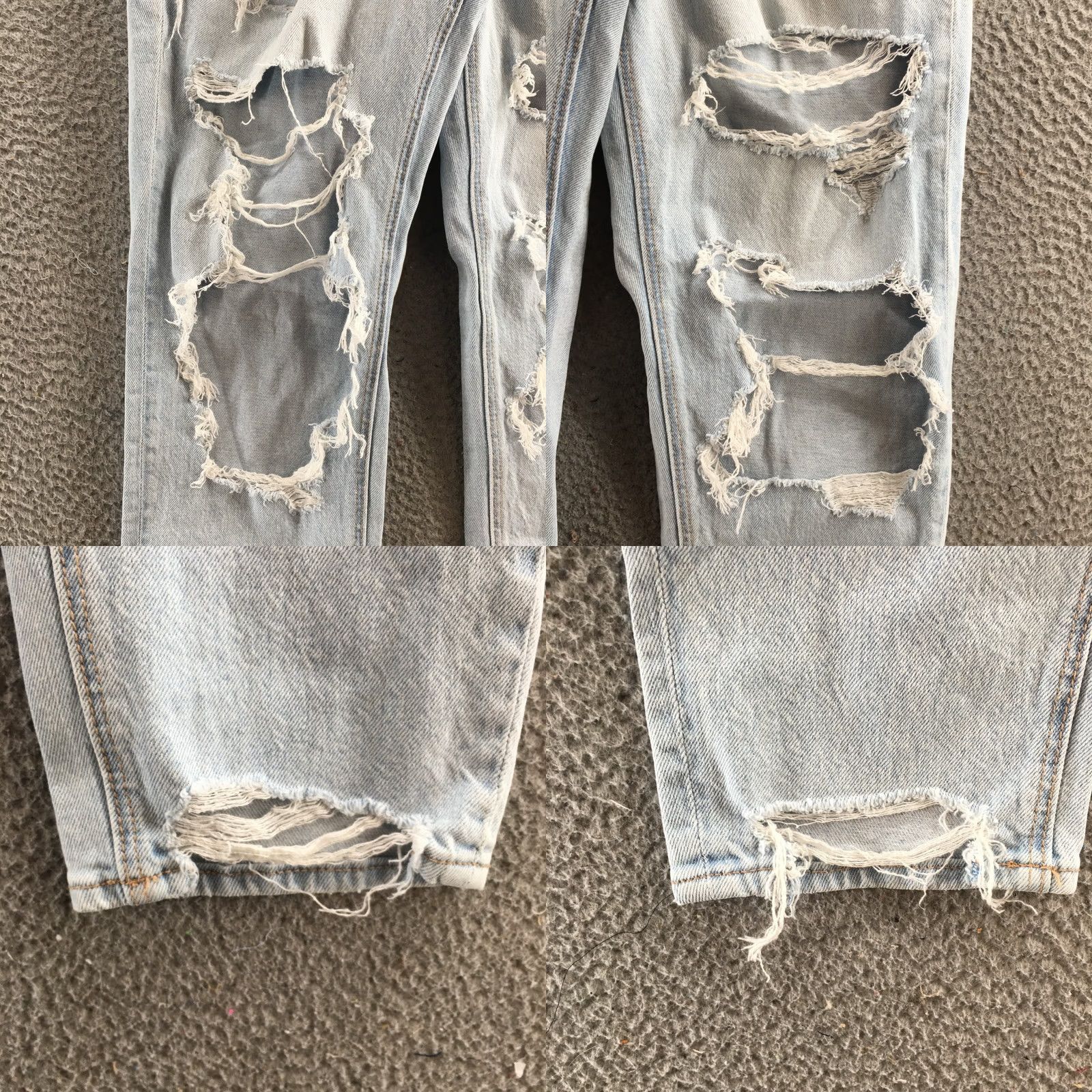 American Eagle Outfitters American Eagle Outfitters Mom Jeans Womens 8R Blue Denim Distressed Zip Fly 5-Pocket Regular Waist 31in Inseam 26in size 8 Size 30" / US 8 / IT 44 - 9 Thumbnail