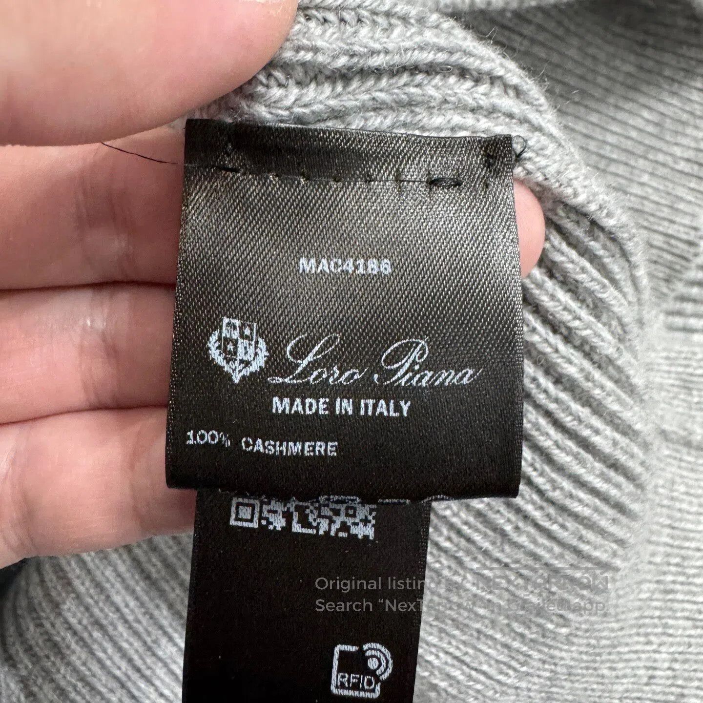 Loro Piana LORO PIANA Goat leather-spliced cashmere hooded jacket| Size US L / EU 52-54 / 3 - 5 Thumbnail