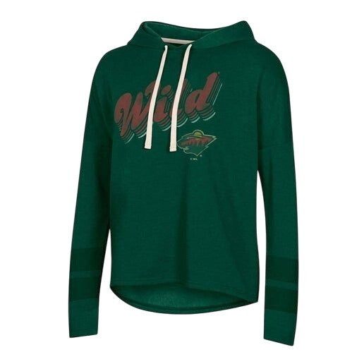 NHL Minnesota Wild NHL Womens Hoodie Sweatshirt Size S Green Cot Size S / US 4 / IT 40 - 1 Thumbnail