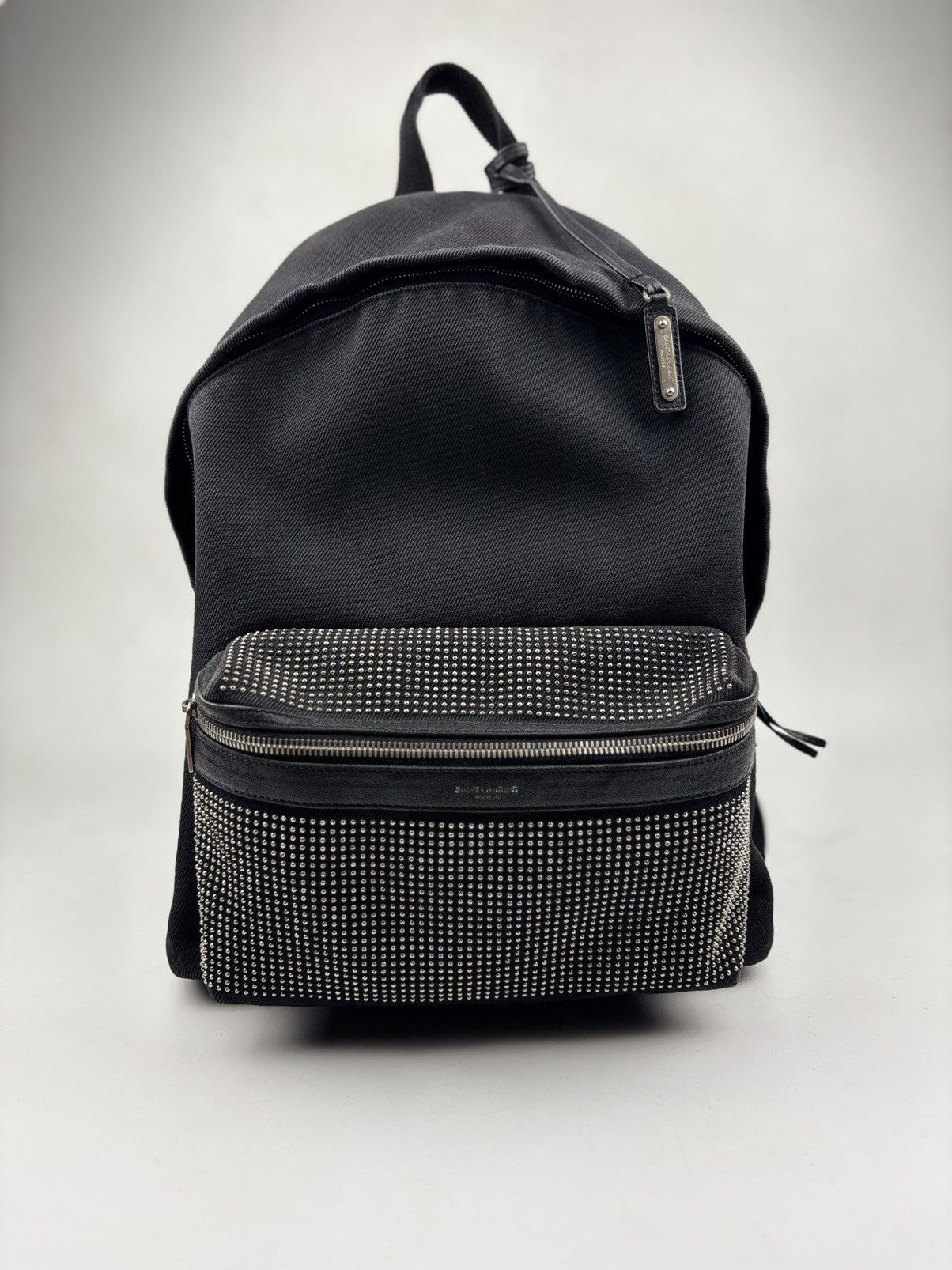 Saint Laurent Paris Saint Laurent Paris Studded Backpack Size ONE SIZE - 1 Thumbnail