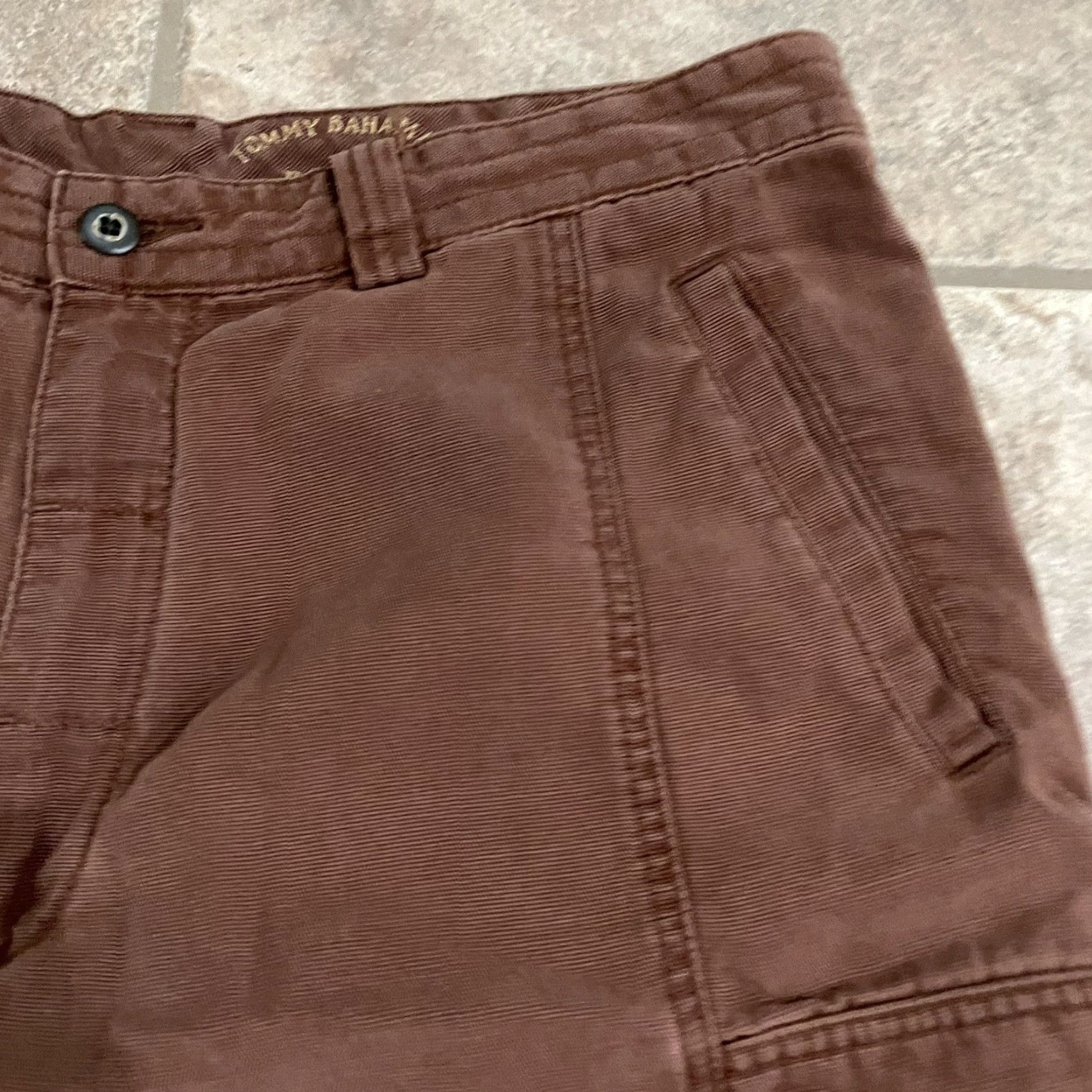 Tommy Bahama Tommy Bahama relax Cotton Blend Brown Shorts Mens Size 36 Size US 36 / EU 52 - 2 Thumbnail