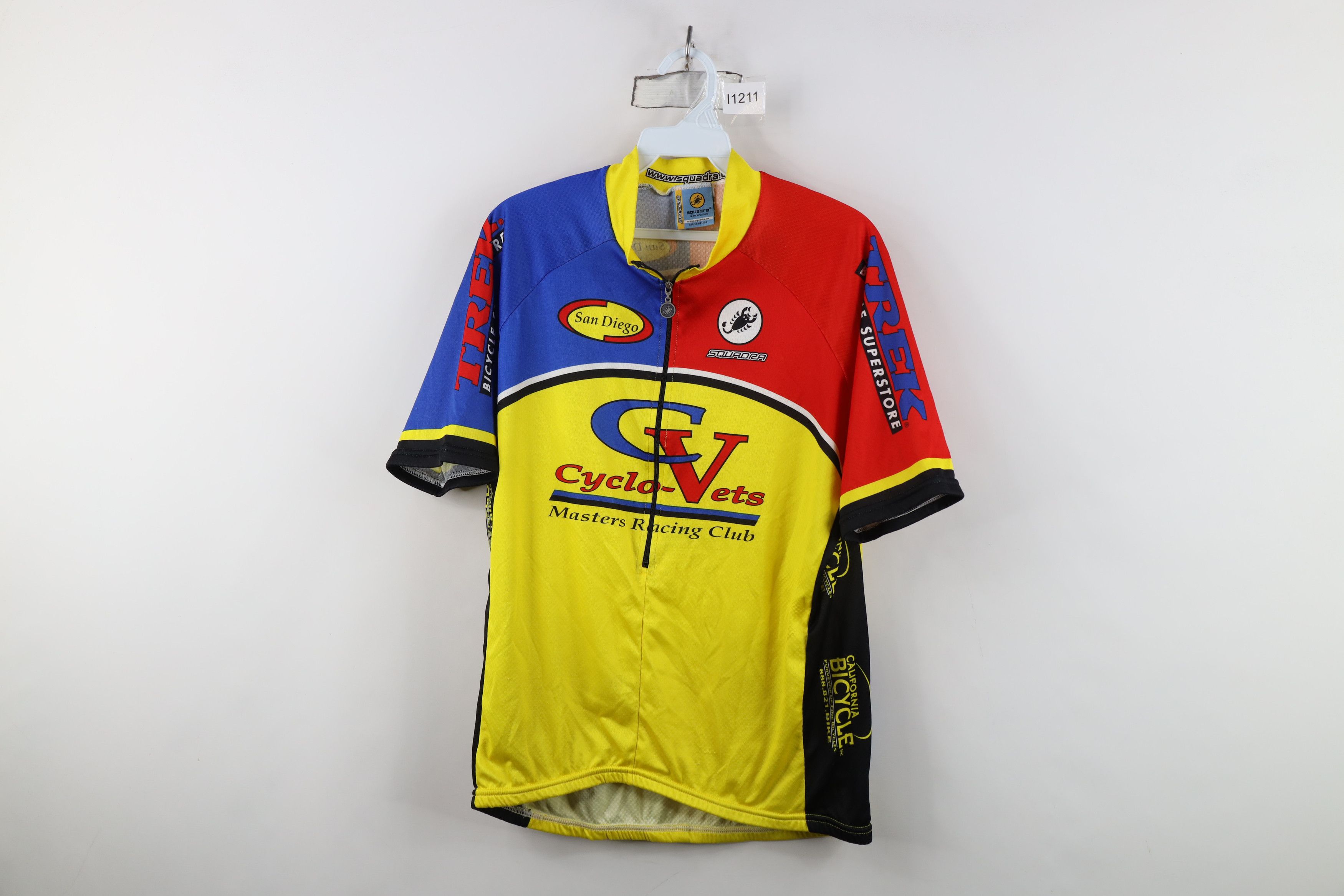 Vintage Vintage Squadra Raglan Sleeve Bicycle Cycling Jersey USA Size US XL / EU 56 / 4 - 1 Thumbnail