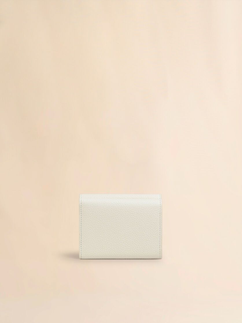 Marni o1f1d3z0426 Size: OS / Leather Trifold Wallet in Ivory Size ONE SIZE - 3 Thumbnail