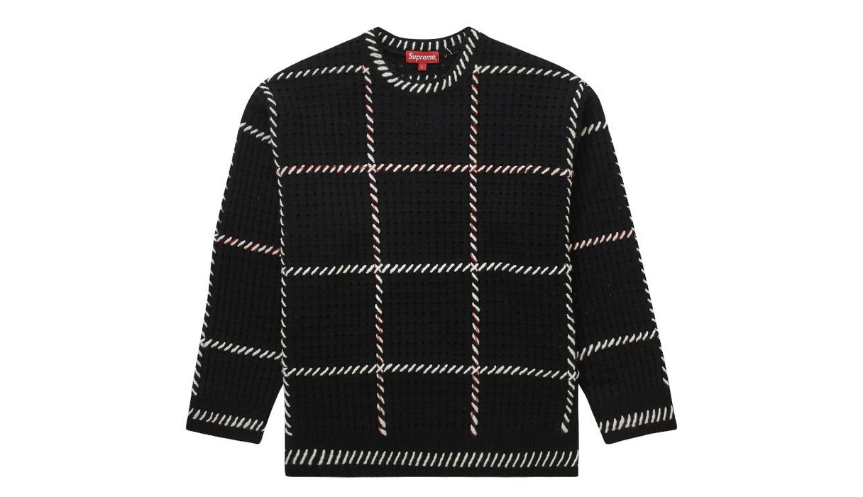 Supreme Supreme Quilt Stitch Knit Sweater S/S 23 | Grailed