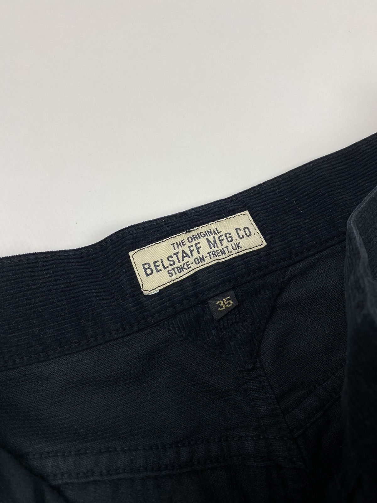 Belstaff Belstaff Corduroy Black Pants Size US 35 - 6 Thumbnail