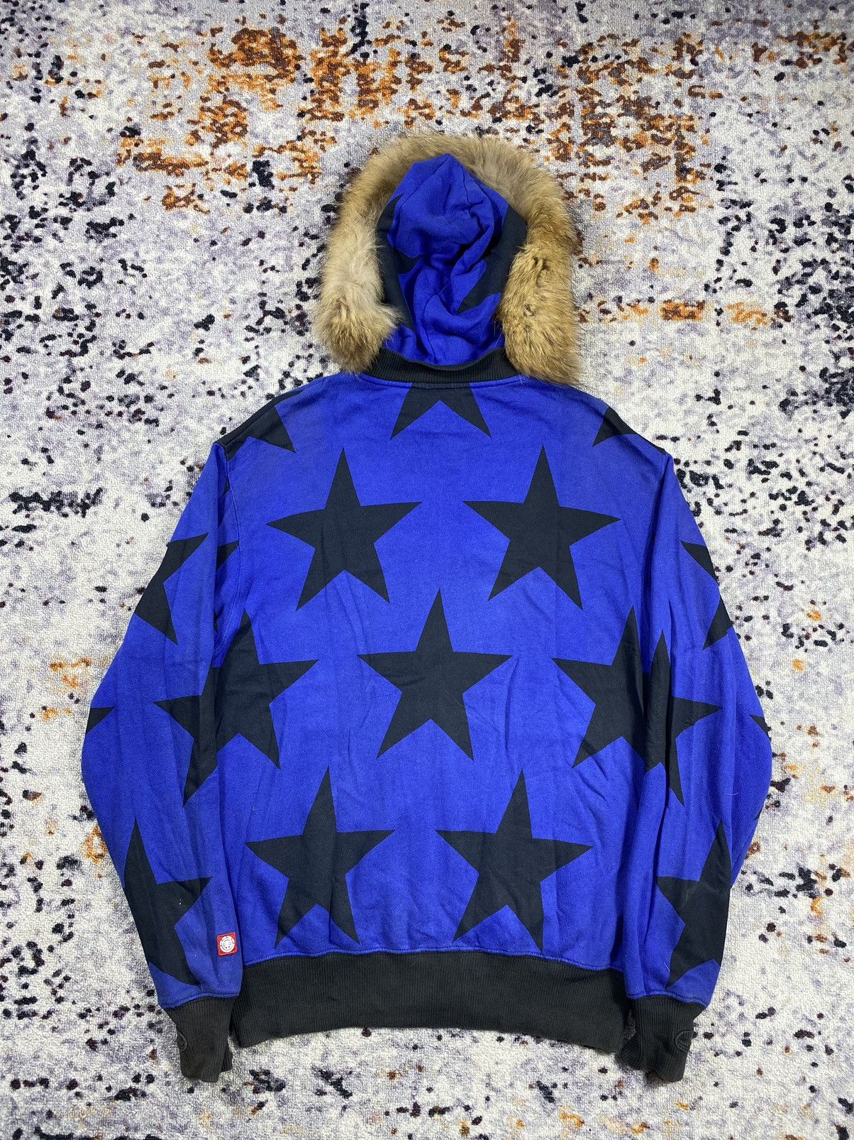 Japanese Brand Element Zip Fur Star Hoodie ifsixwasnine lgb style Size US L / EU 52-54 / 3 - 4 Thumbnail