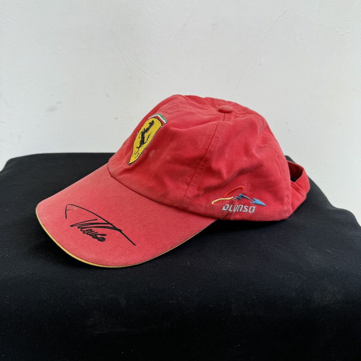 Ferrari Vintage Ferrari Racing Brandon Sunfaded Cap Size ONE SIZE - 2 Thumbnail
