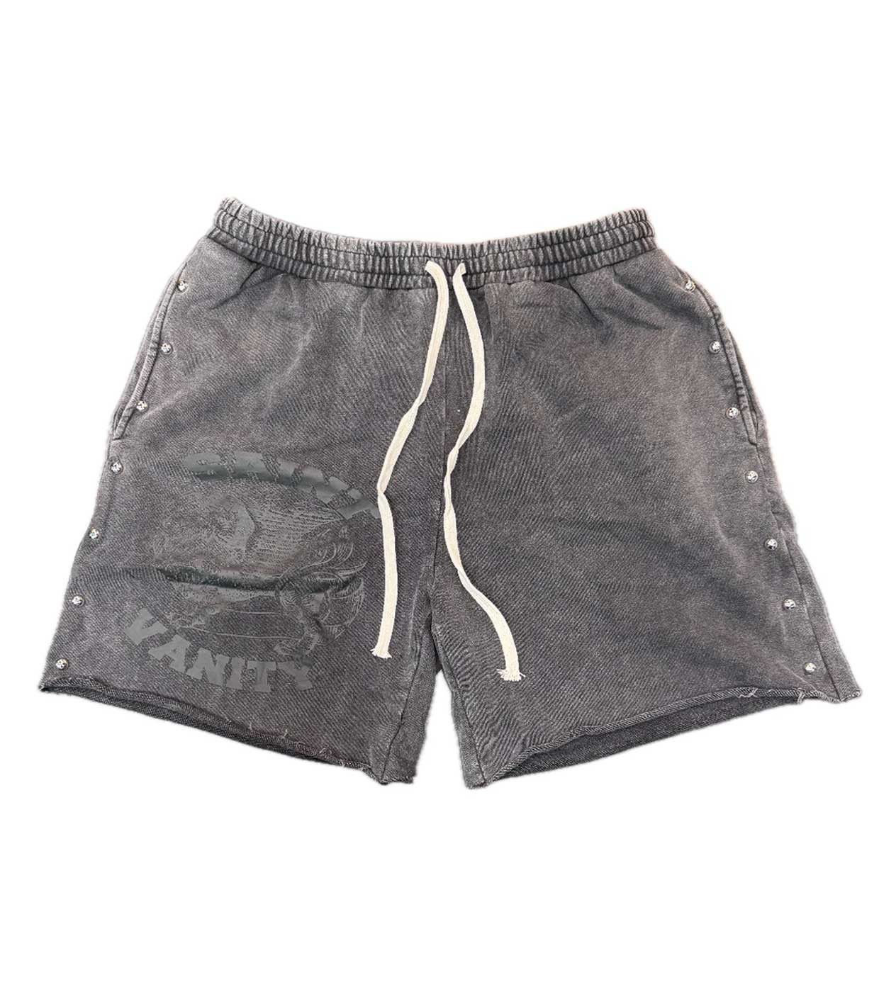 Saint Vanity Terry Shorts Dark Grey Size US 30 / EU 46 - 1 Preview