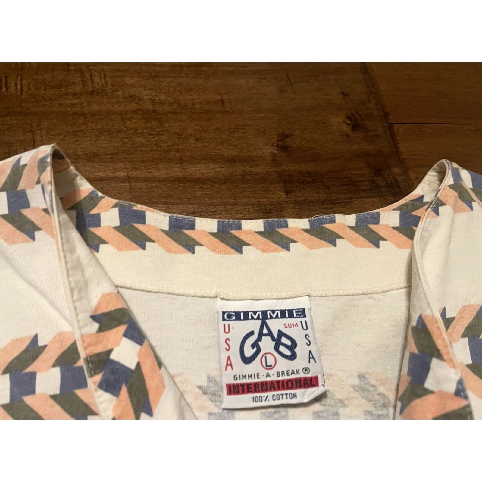 Vintage VINTAGE Gimmie Sum International USA Baseball Jersey Shirt - Men's Large Size US L / EU 52-54 / 3 - 3 Thumbnail