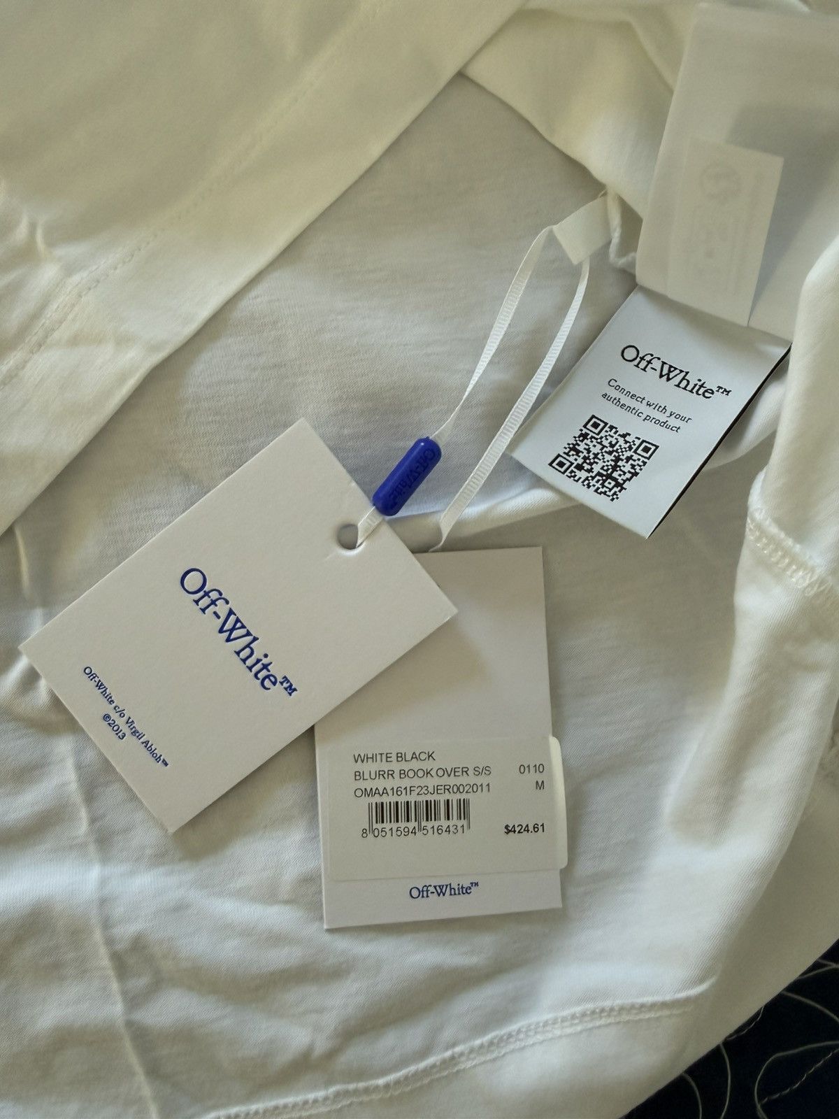 Off-White Off-White Black Blurr Book Tee- White- Oversize Medium Size US L / EU 52-54 / 3 - 9 Thumbnail