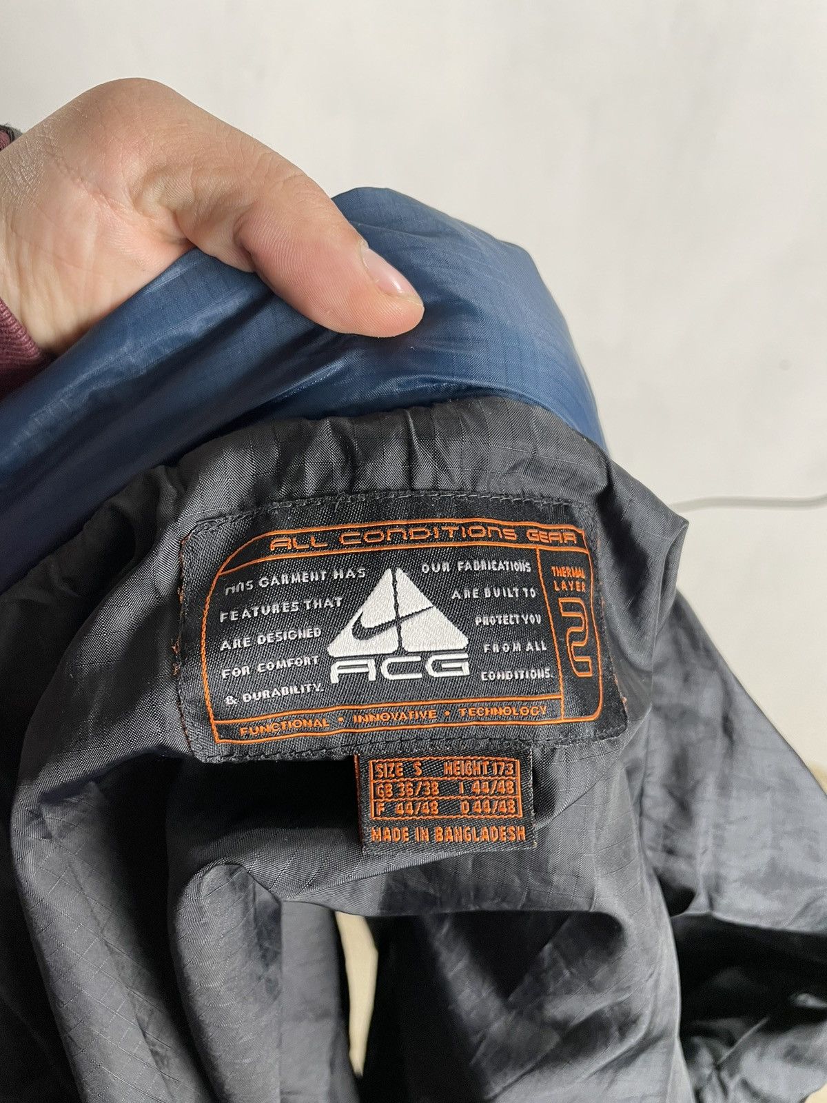 Nike × Nike ACG × Vintage Vintage Nike ACG Puffer Jacket Y2K Size US S / EU 44-46 / 1 - 10 Thumbnail