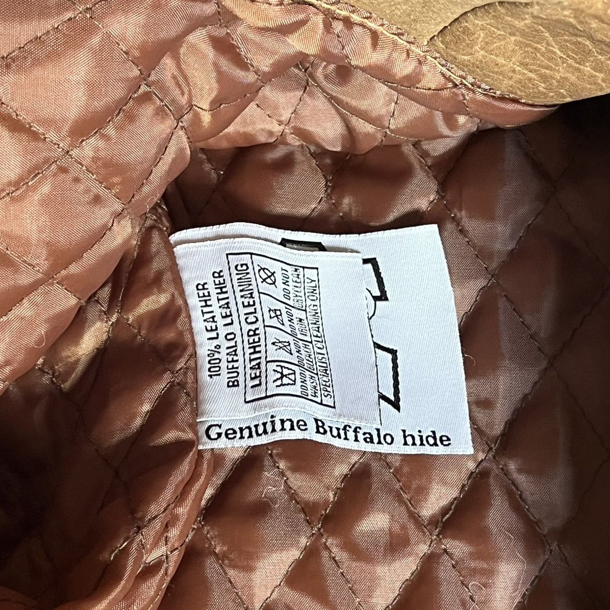 Genuine Leather Braeval Buffalo Hide Genuine Leather Windowpane Button Vest Size M / US 6-8 / IT 42-44 - 8 Thumbnail