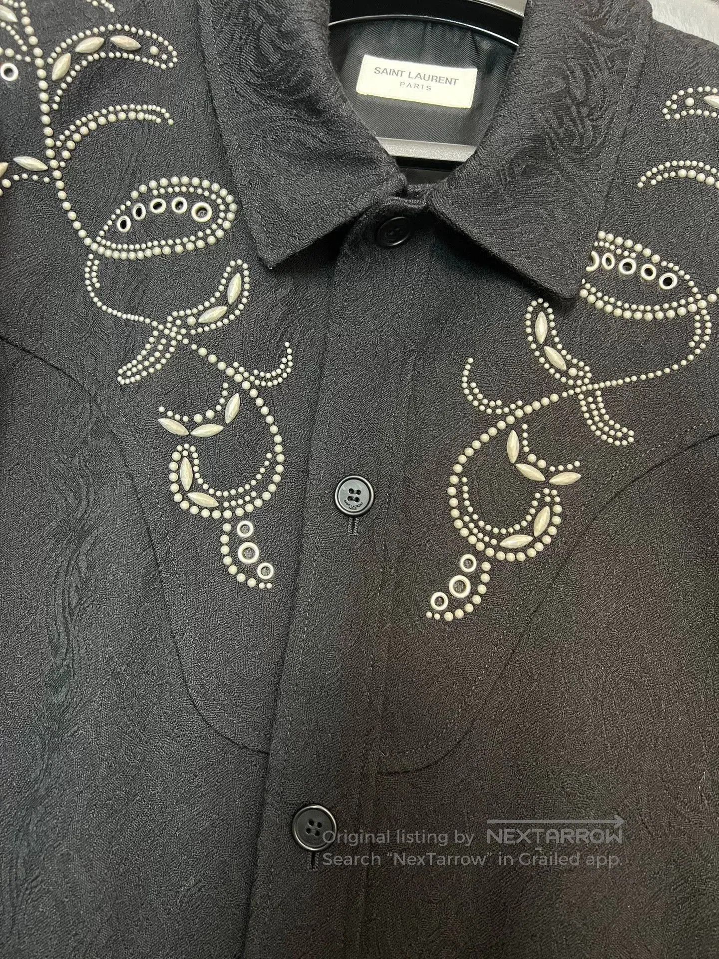 Saint Laurent Paris Saint Laurent SS19 Runway Wool Jacket. Size US L / EU 52-54 / 3 - 4 Thumbnail