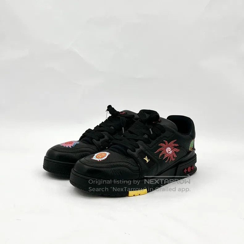 Louis Vuitton Louis Vuitton Yayoi Kusama co-branded black logo sunflower Size US 7 / EU 40 - 1 Thumbnail