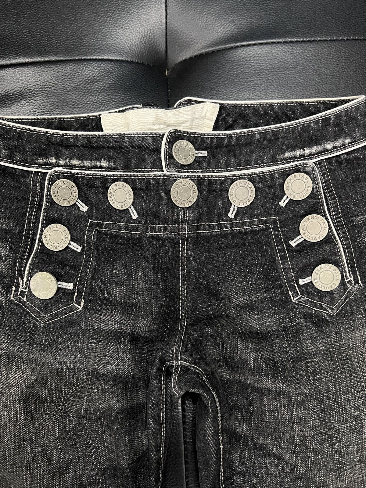 Jean Paul Gaultier Jean Paul Gaultier Nautical Button Flared Denim Size US 40 / EU 56 - 5 Thumbnail