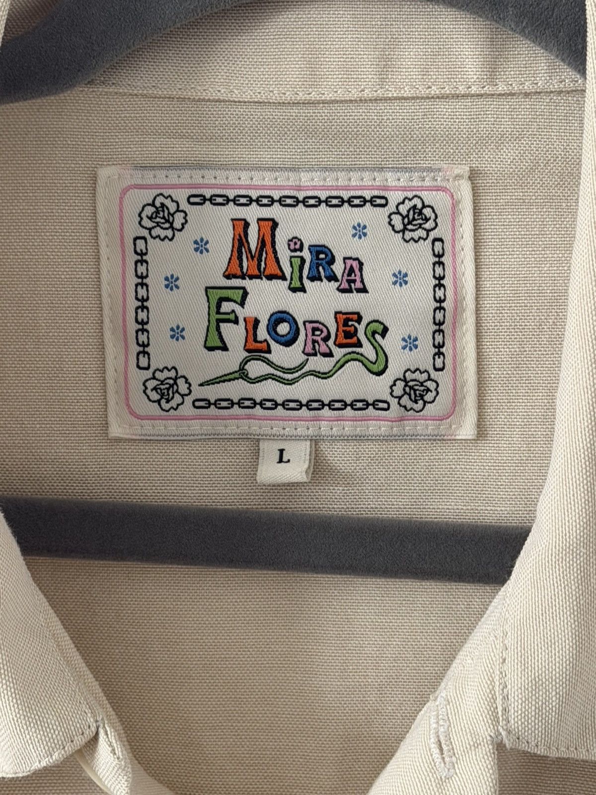 Other Mira Flores custom embroidered shirt Size US L / EU 52-54 / 3 - 4 Thumbnail