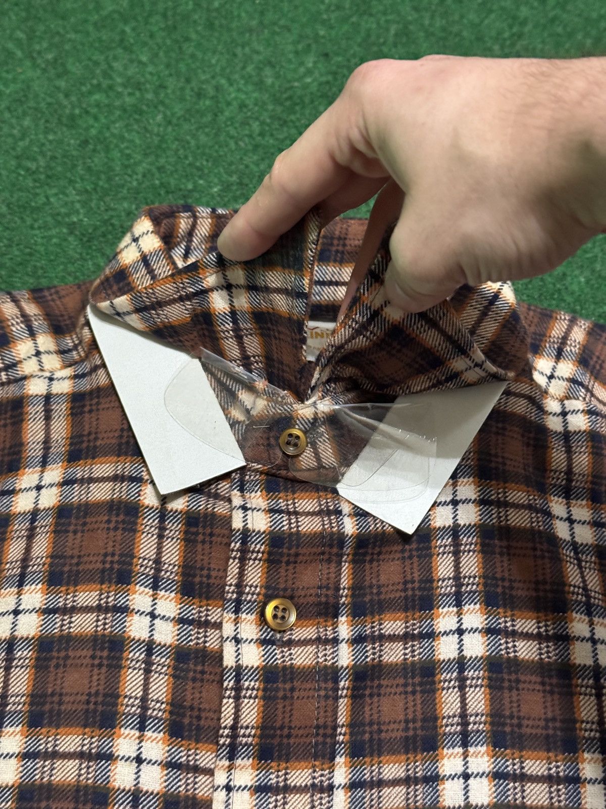 Vintage Sanforized Cotton Flannel Vintage 80s 90s Plaid Button Up Size US M / EU 48-50 / 2 - 4 Thumbnail