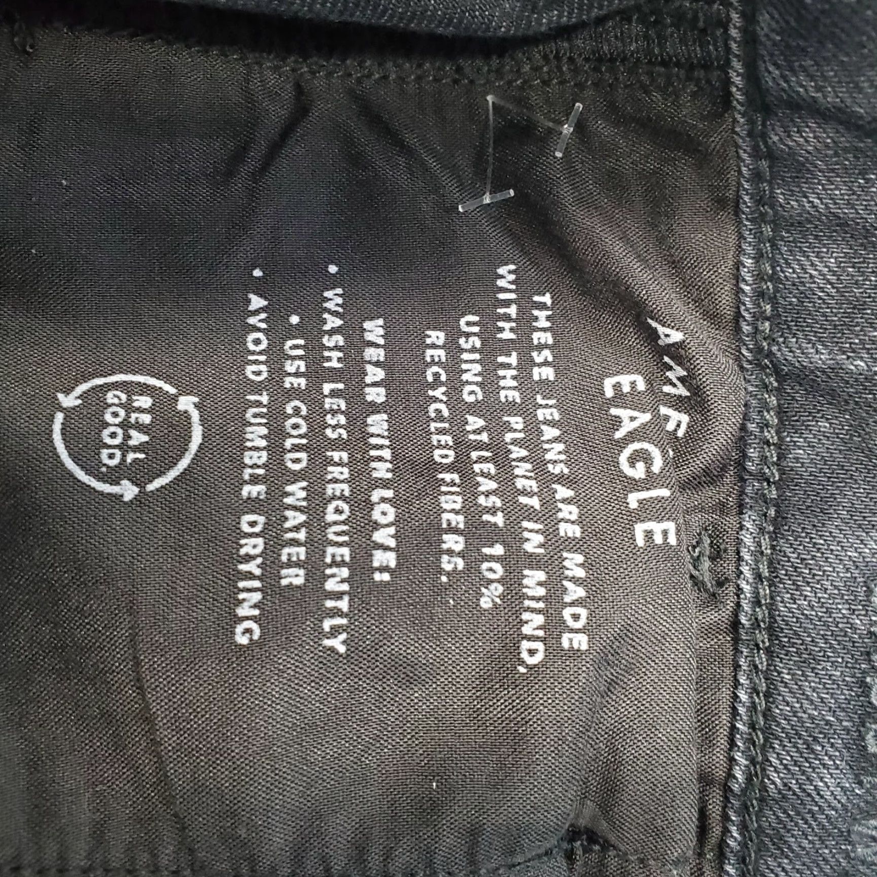 American Eagle Outfitters American Eagle Outfitters Jeans Womens 12 Black Denim Comfort Stretch Waistband Jeans Womens 12 Black Denim Comfort Stretch Waistband Size 34" / US 12 / IT 48 - 6 Thumbnail