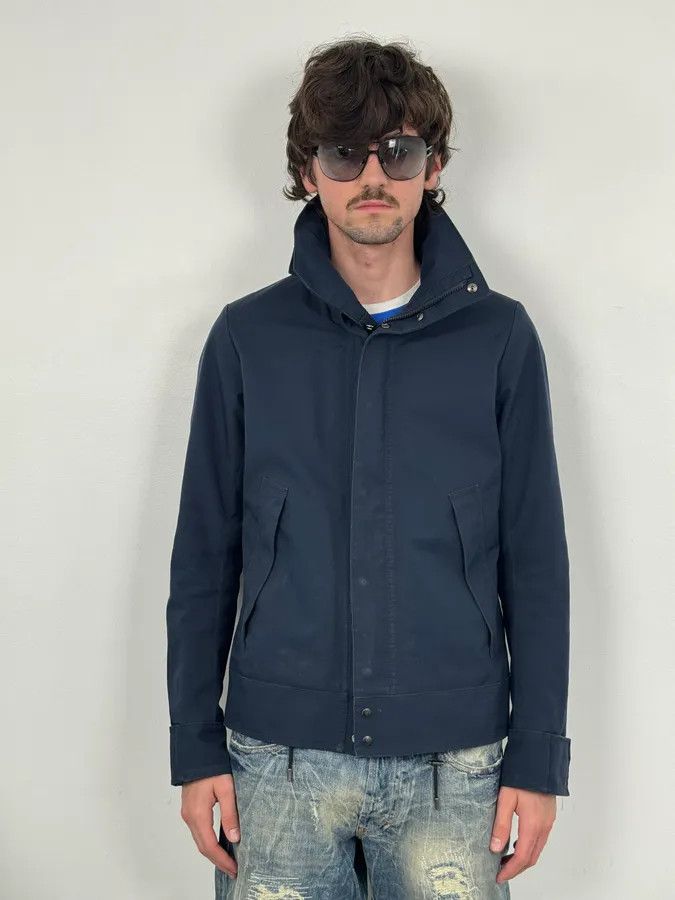 Gucci AW2014 Gucci Navy Nylon Hidden Hood Windbreaker Jacket Size US M / EU 48-50 / 2 - 2 Thumbnail