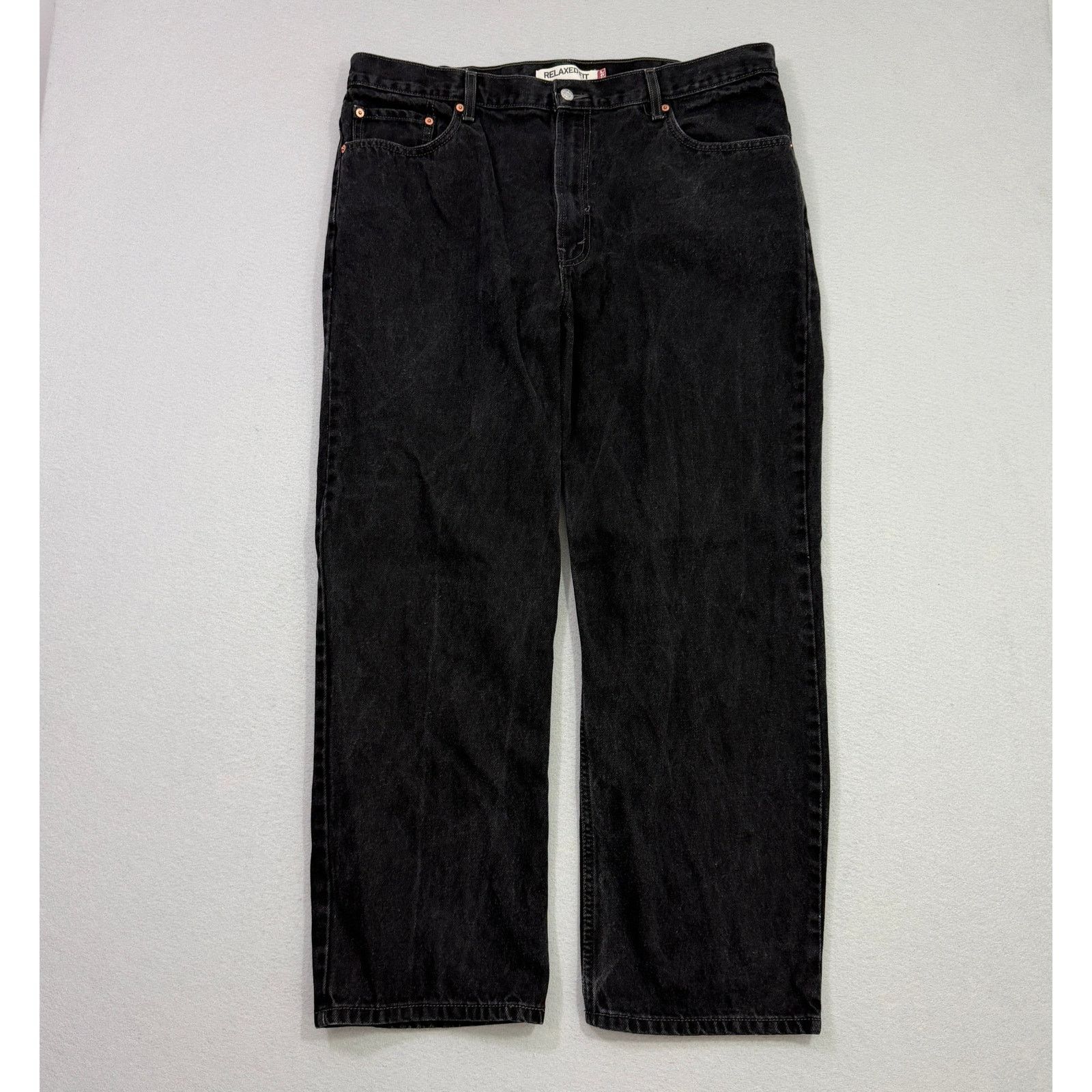 Vintage Vintage Levis 550 Jeans Men's 40x30 Black Straight Fit Size US 40 / EU 56 - 1 Thumbnail