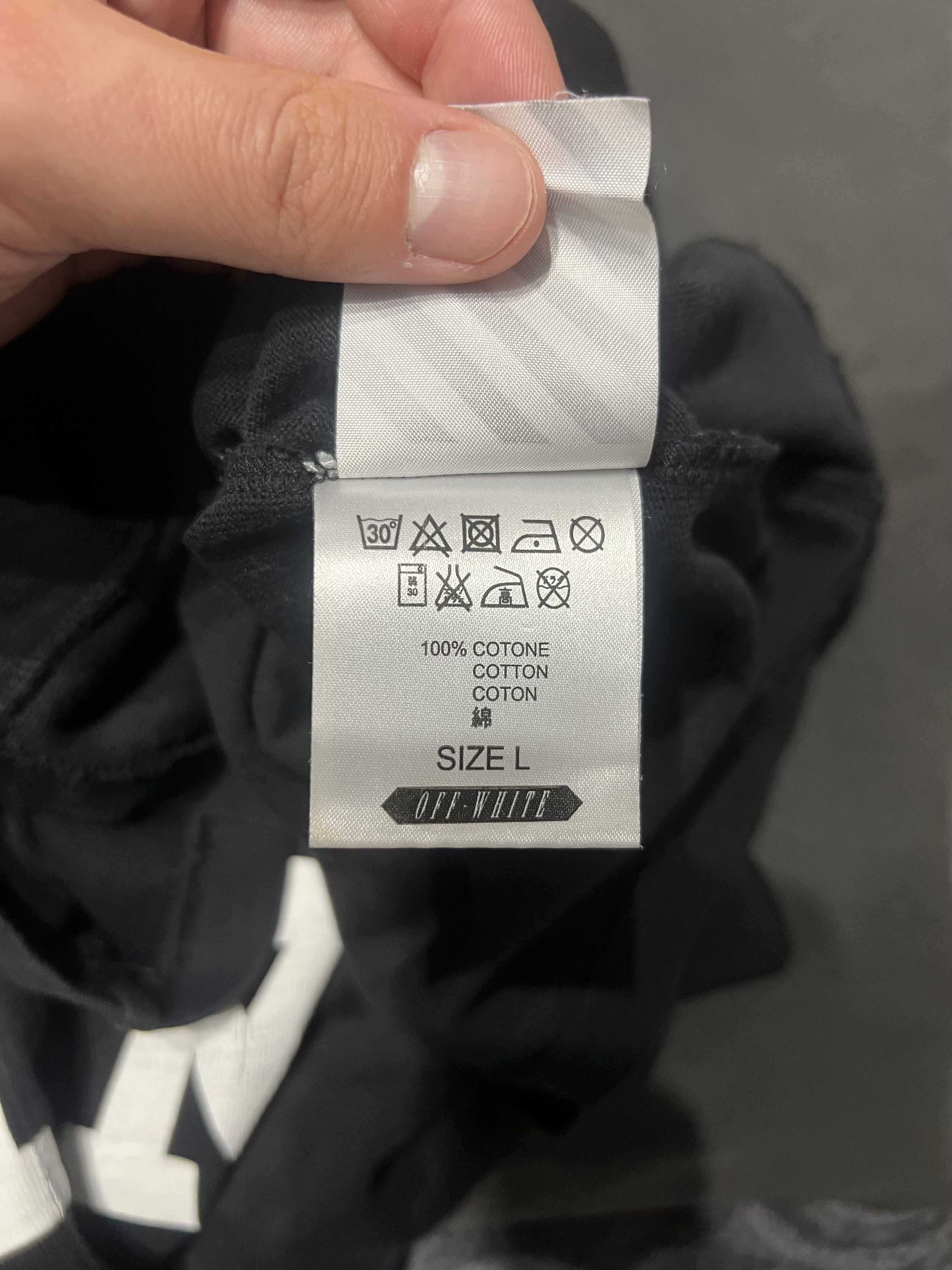 Off-White Off White Blue Collar T-Shirt Size US L / EU 52-54 / 3 - 7 Thumbnail