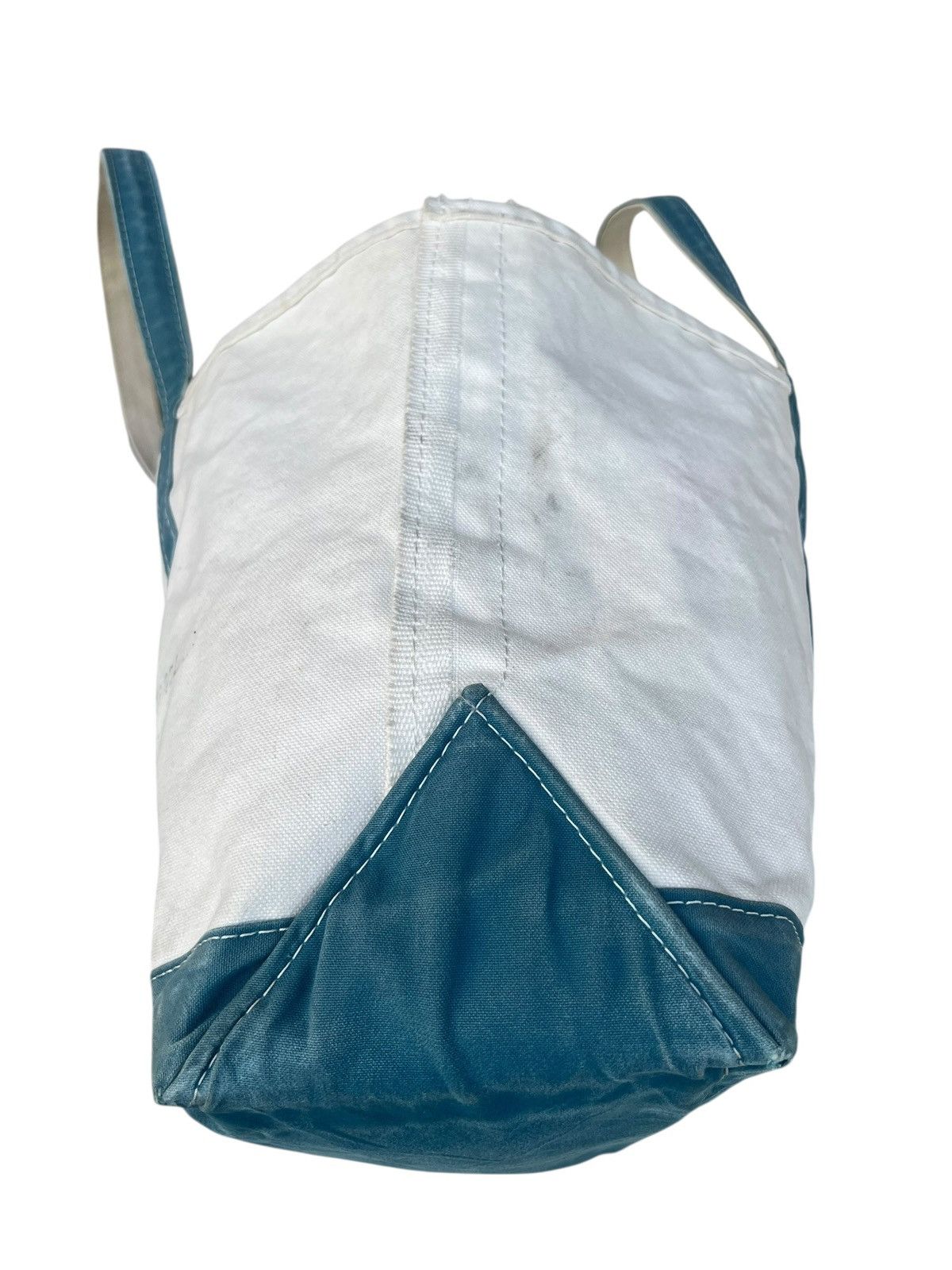 L.L. Bean RARE! 80s L.L. Fade Patina Long Handle Huge Tote Bag Size ONE SIZE - 14 Thumbnail