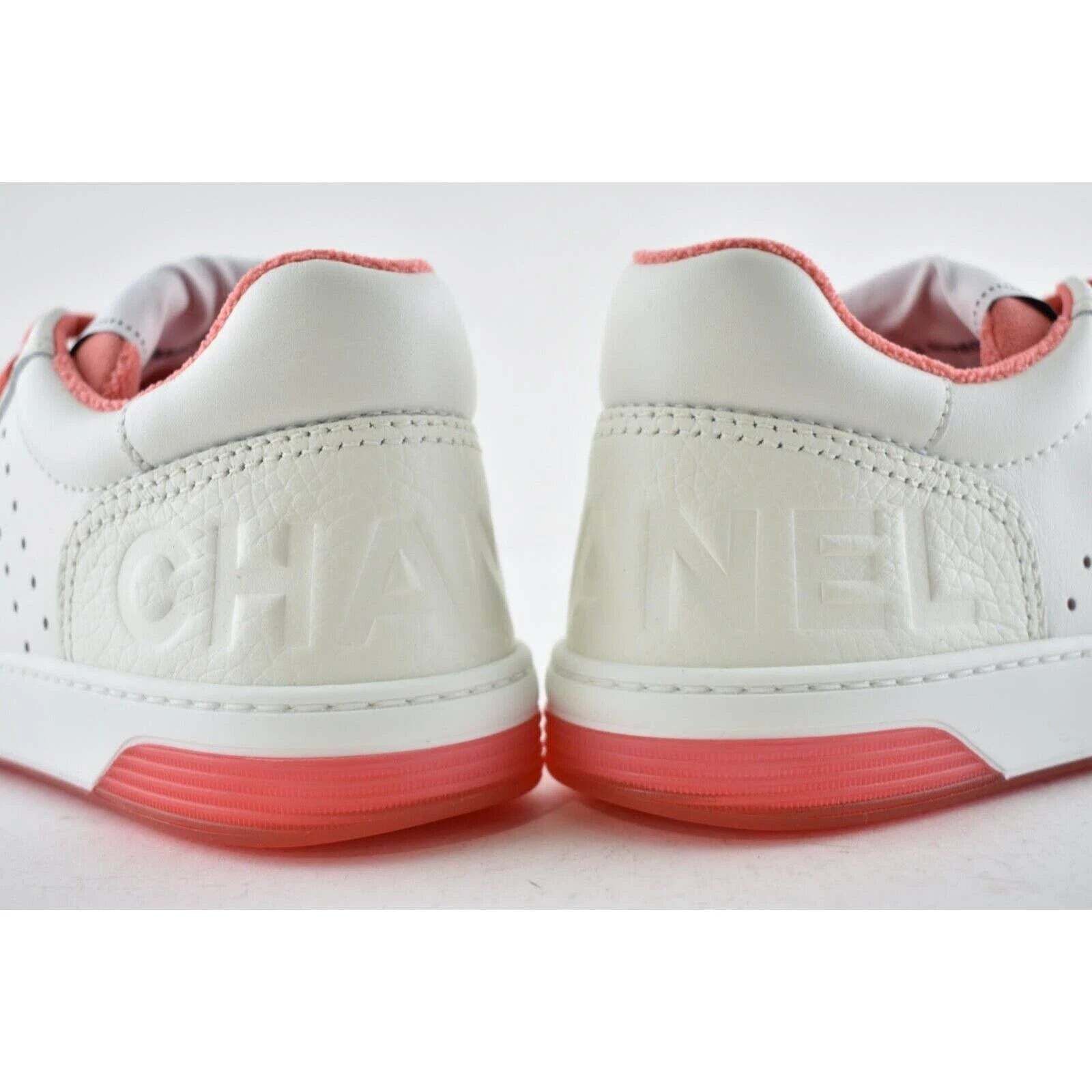Chanel 22P CC Logo Flat Lace Up Tie Runner Trainer Sneaker 38 Size US 8 / IT 38 - 11 Thumbnail