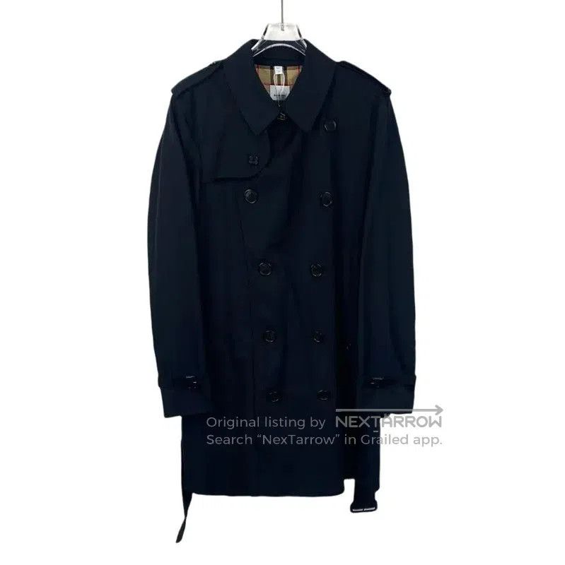 Burberry Burberry Navy Cotton Men's Trench Coat. Size US L / EU 52-54 / 3 - 1 Thumbnail
