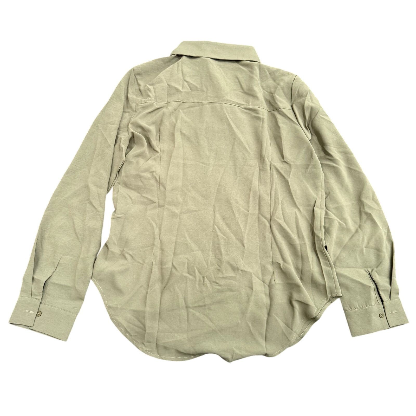 Shein Women's Button Down Collared Long Sleeve Blouse, Size XL Size XL / US 12-14 / IT 48-50 - 2 Thumbnail