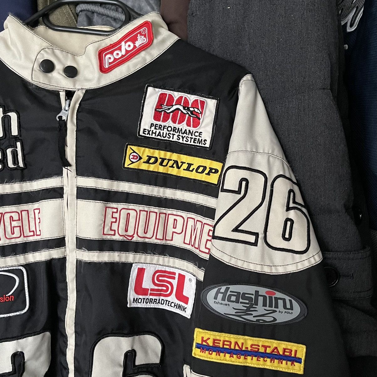 NASCAR 90s High Speed Racing Nascar F-1 Bomber Jacket Size US M / EU 48-50 / 2 - 4 Thumbnail