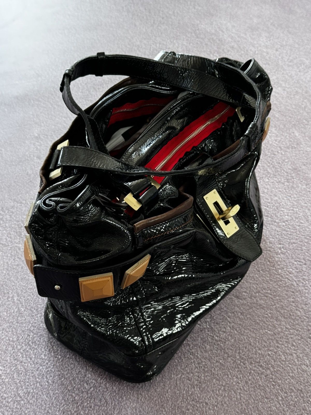 Chloe Chloe 00s Avant Garde Leather Audra Handle Bag Size ONE SIZE - 14 Thumbnail