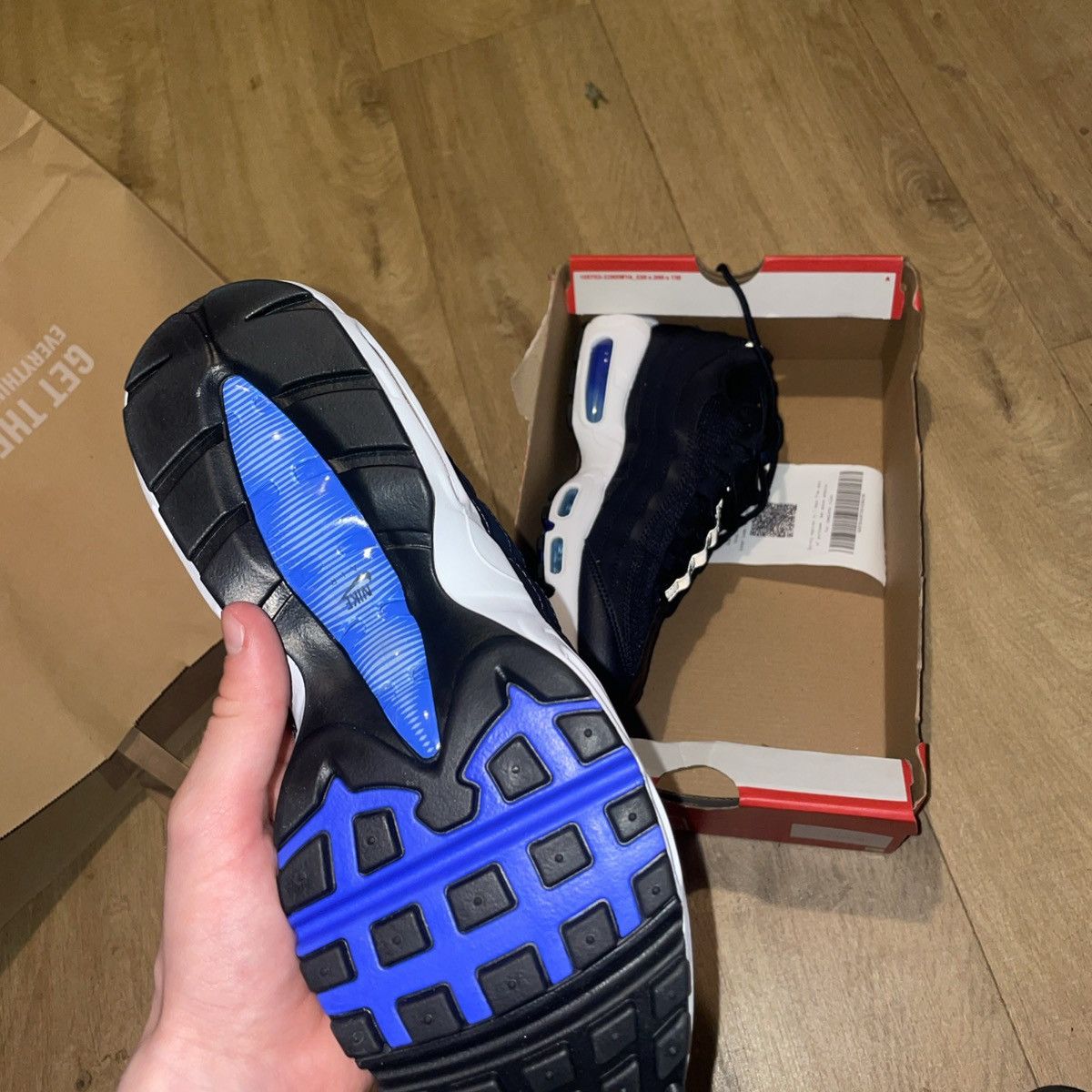 Nike Air max 95 dark obsidian Size US 6.5 / EU 39-40 - 3 Thumbnail