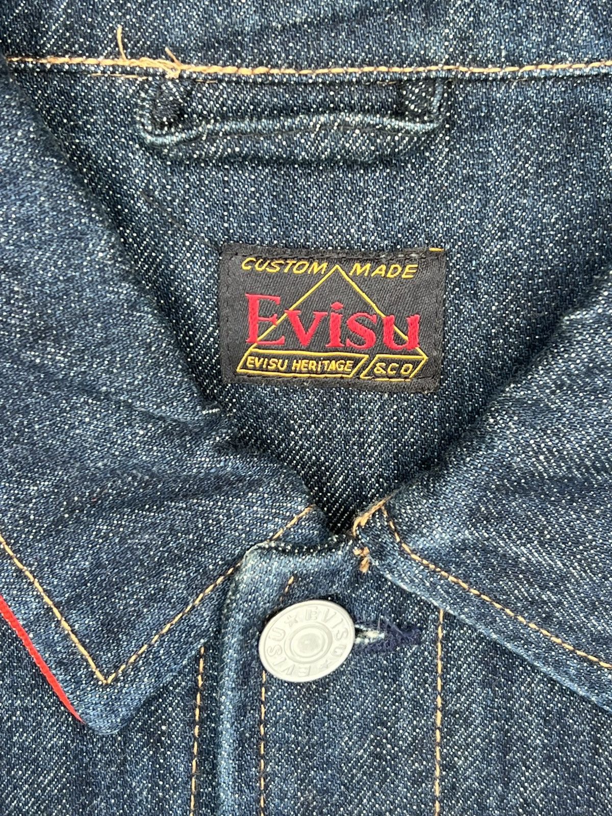Evisu EVISU Heritage Denim jacket- Dragon&Tiger Ukiyo- Masterpiece Size US S / EU 44-46 / 1 - 3 Thumbnail