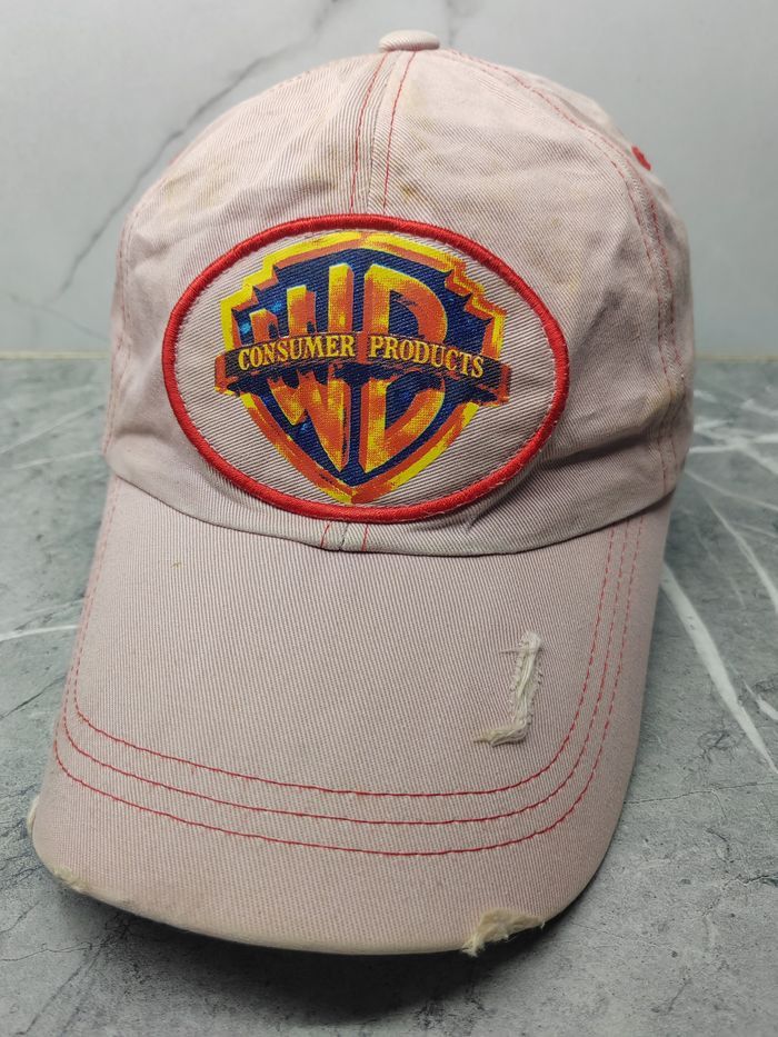 Warner Bros Vintage Warner Bros x Dohc Distressed Style Cap Hat Size ONE SIZE - 1 Thumbnail