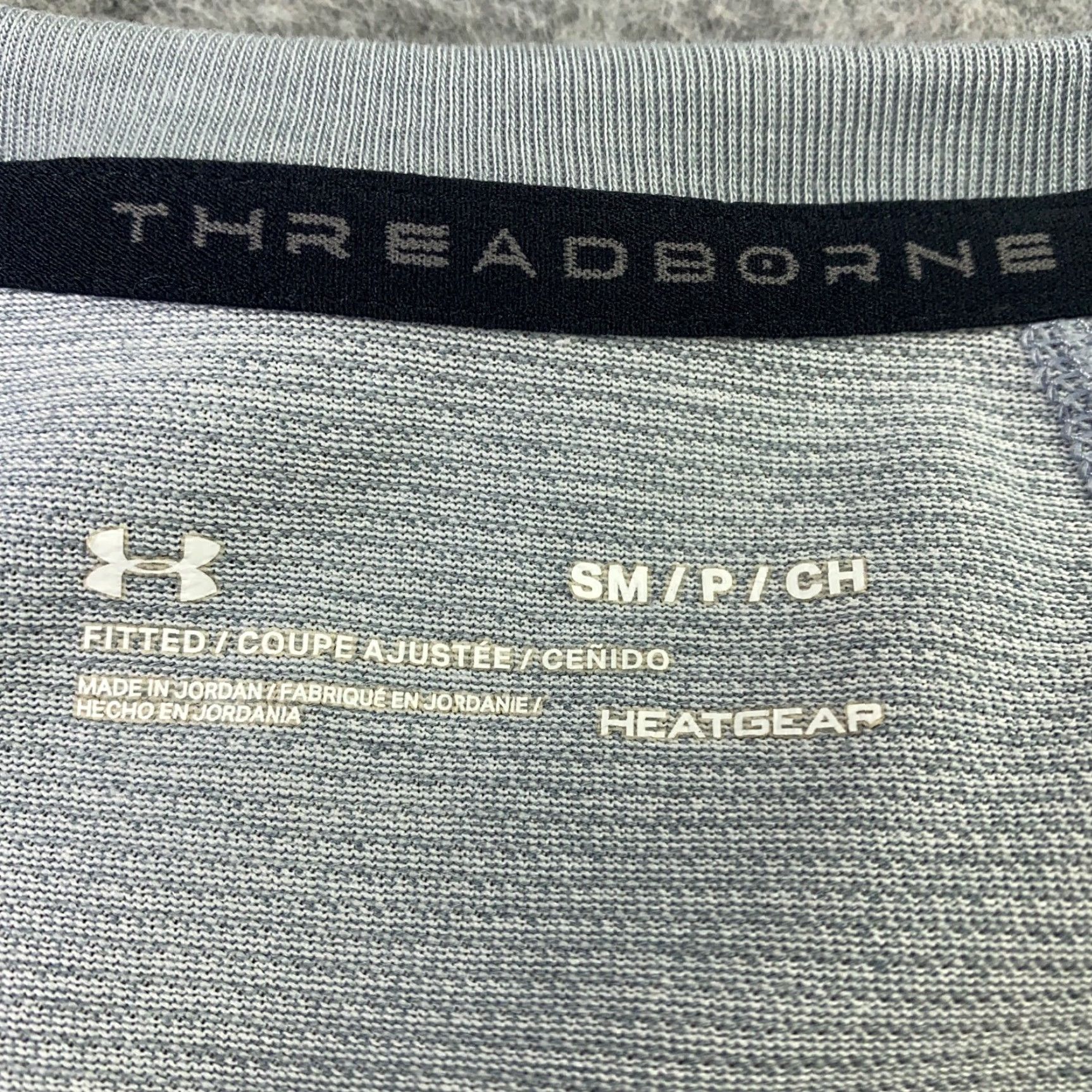 Under Armour Under Armour Shirt Mens Small Grey Threadborne Henley Headgear Long Sleeves Size US S / EU 44-46 / 1 - 5 Thumbnail
