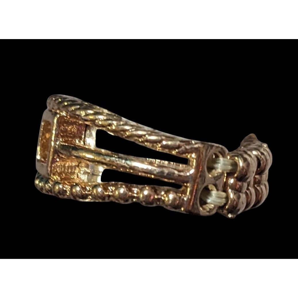 Other Paparazzi A Square Deal Gold Tone Stretch Ring Size 8 Size ONE SIZE - 2 Thumbnail