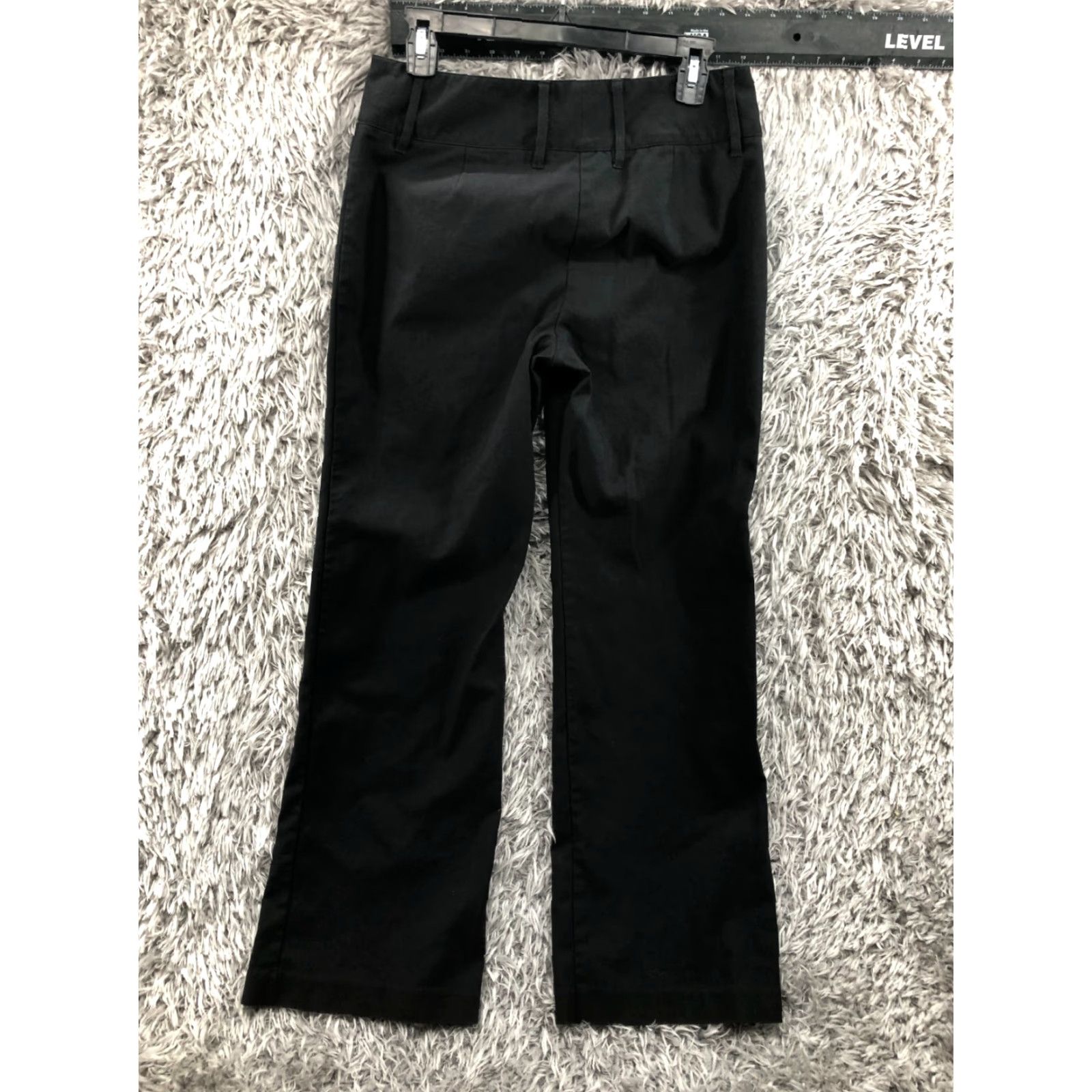 Express Express Wide-Leg Pants Womens Black Size 10 Stretch Pockets Dress Pants Retro Modern Colorful 90s Mens Womens Size 32" / US 10 / IT 46 - 5 Thumbnail