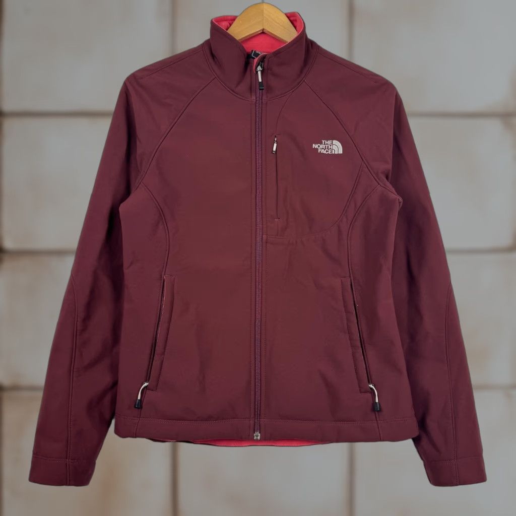 The North Face The North Face Womens Medium Maroon Apex Bionic Softshell Fleece Lined Jacket Size M / US 6-8 / IT 42-44 - 1 Thumbnail