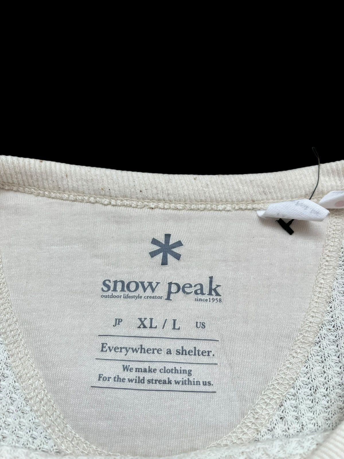 Snow Peak Snow Peak Organic Cotton Long Sleeve Shirt Size US L / EU 52-54 / 3 - 6 Thumbnail