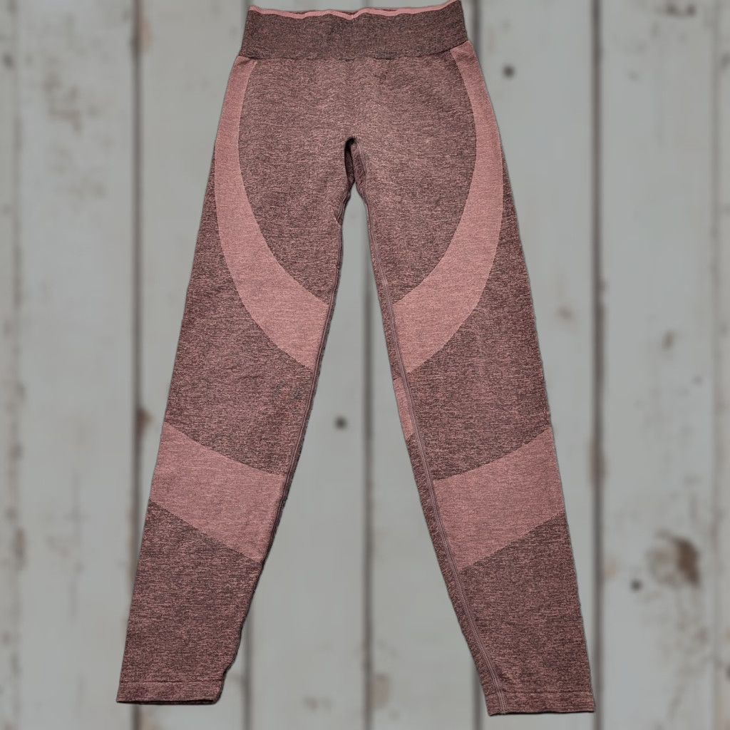 Vintage PINK Victoria’s Secret Seamless Leggings Womens S Burgundy Athleisure AH0473 Size 28" / US 6 / IT 42 - 1 Thumbnail