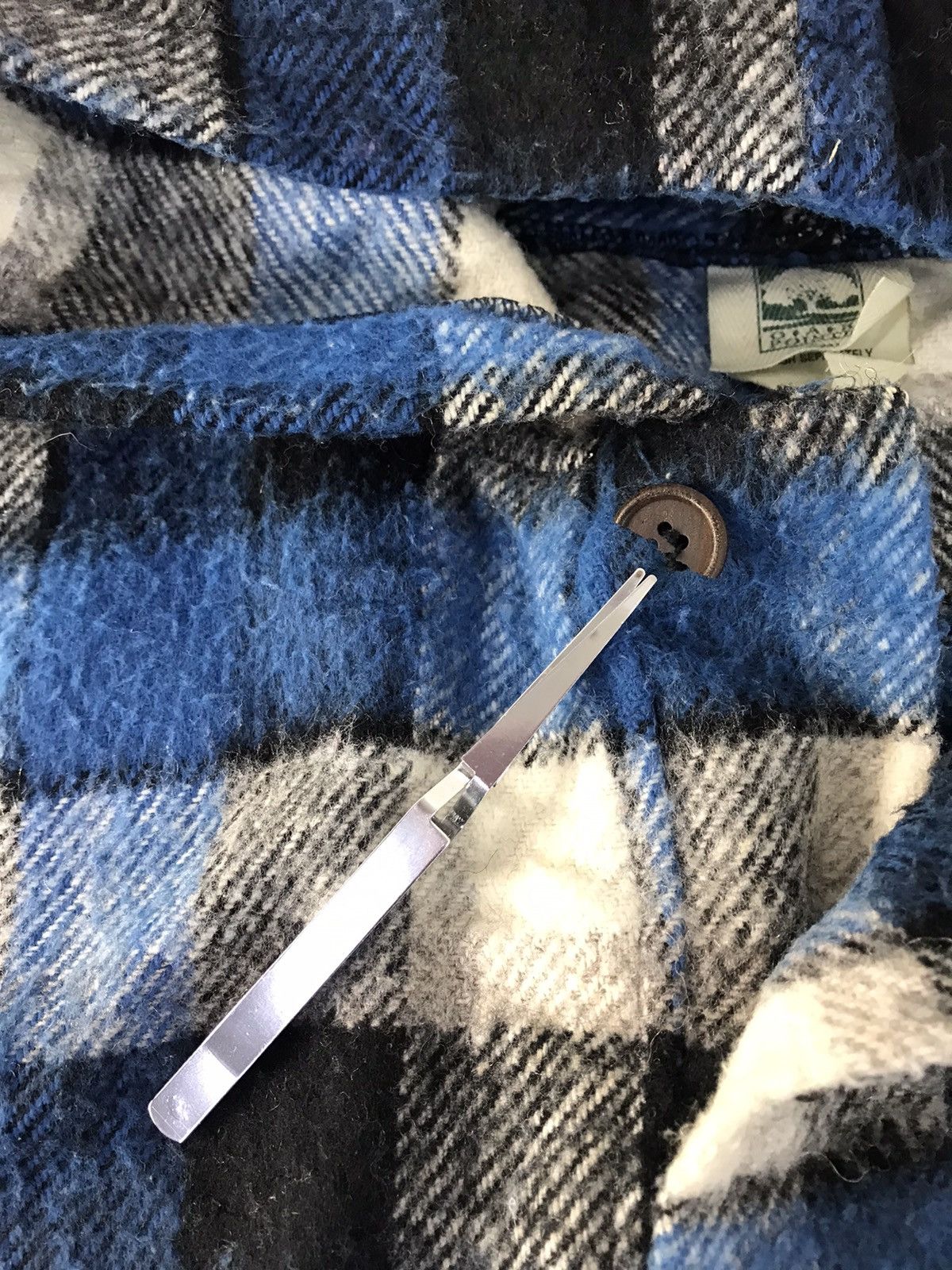 Flannel Oak Pointer Flannel Hooded Jacket Big Pocket Plaid Checked Size US L / EU 52-54 / 3 - 10 Thumbnail