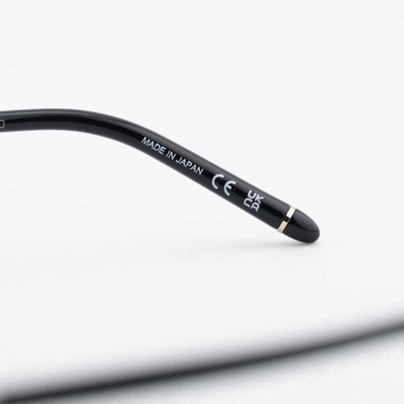 Montblanc Montblanc MB0072O 003 Eyeglasses Gold/Black 57mm Rectangle Size ONE SIZE - 3 Thumbnail