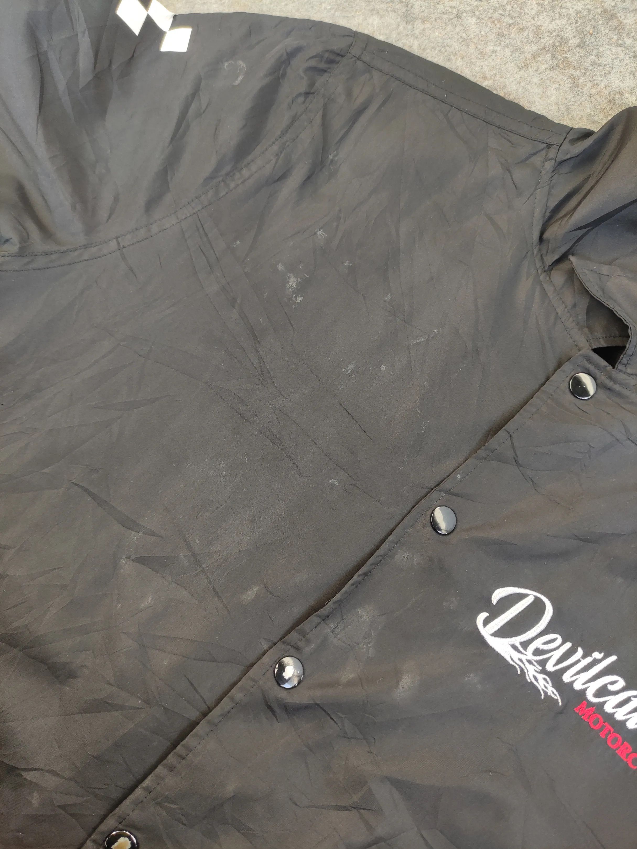 NASCAR Vintage Devilcats Motorcycle Racing Jacket J038 Size US L / EU 52-54 / 3 - 7 Thumbnail